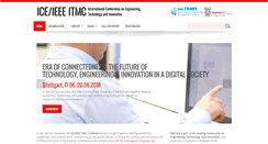 Desktop Screenshot of ice-conference.org